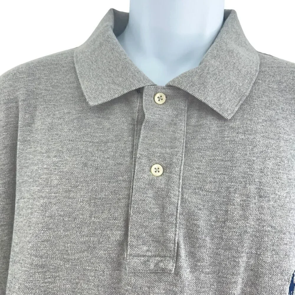Polo Ralph Lauren Polo T Shirt Short Sleeve Small Pony Gray Super Soft 2XLT Tall